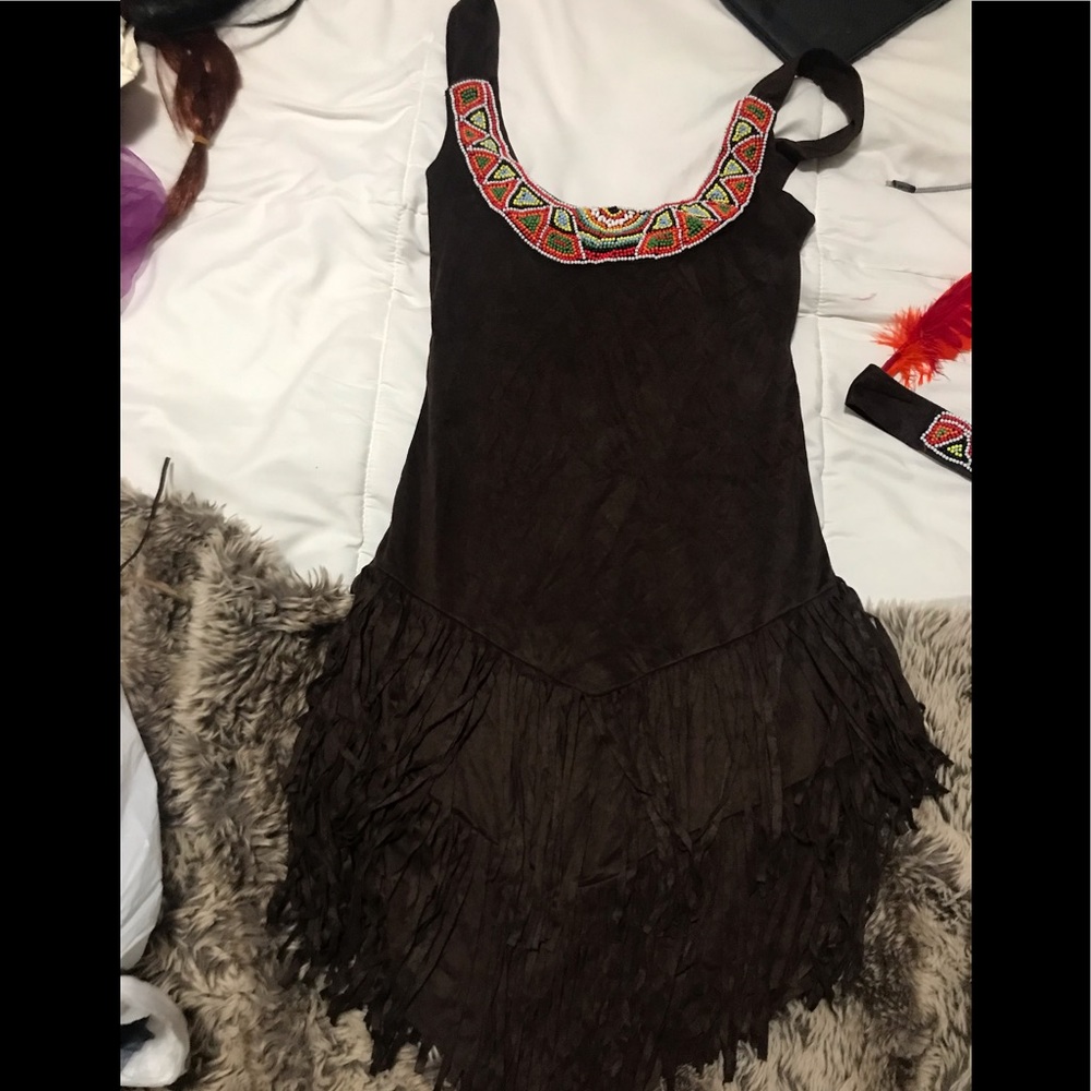 🎃Halloween Chief Indian costume w/ 2 head pieces